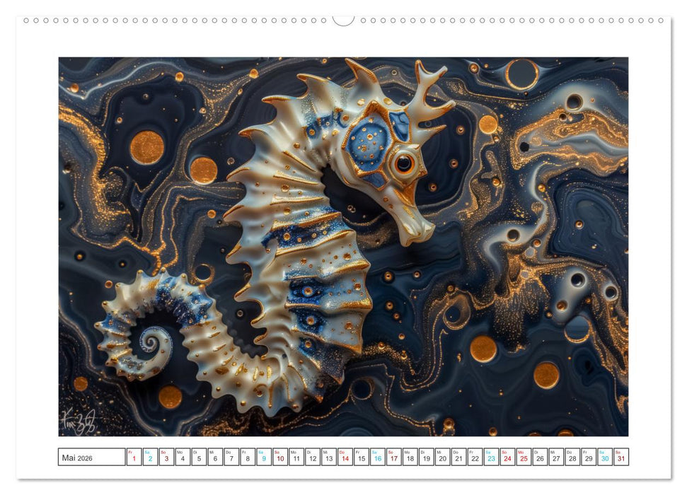 Mamorkunst (CALVENDO Wandkalender 2026)