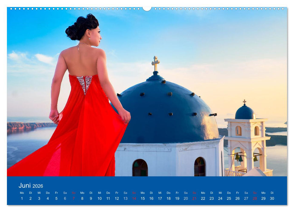Santorin - eine Insel zum Träumen (CALVENDO Premium Wandkalender 2026)