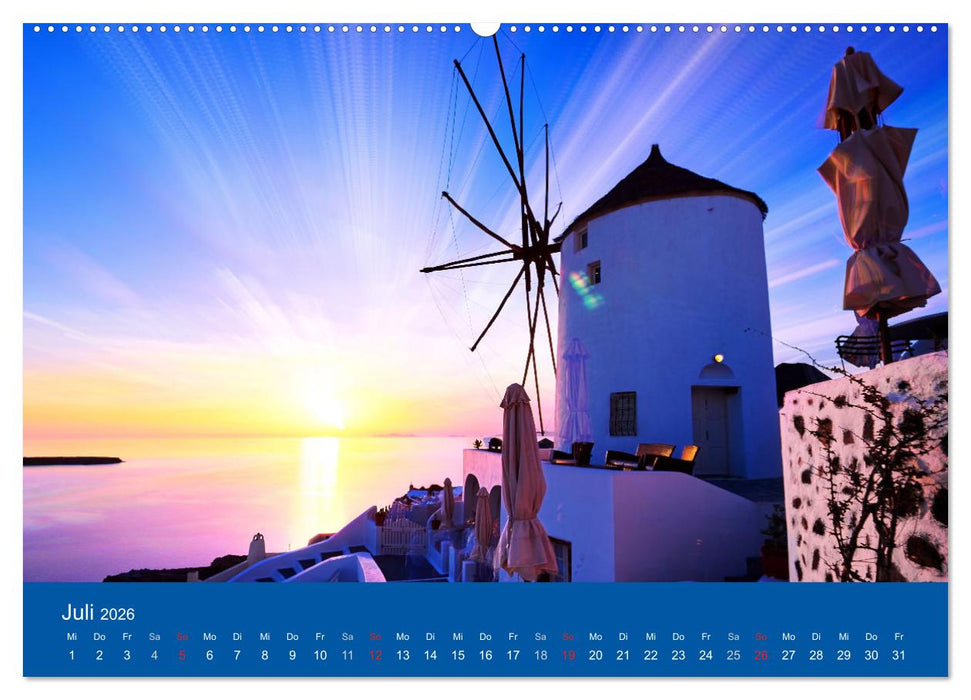 Santorin - eine Insel zum Träumen (CALVENDO Premium Wandkalender 2026)