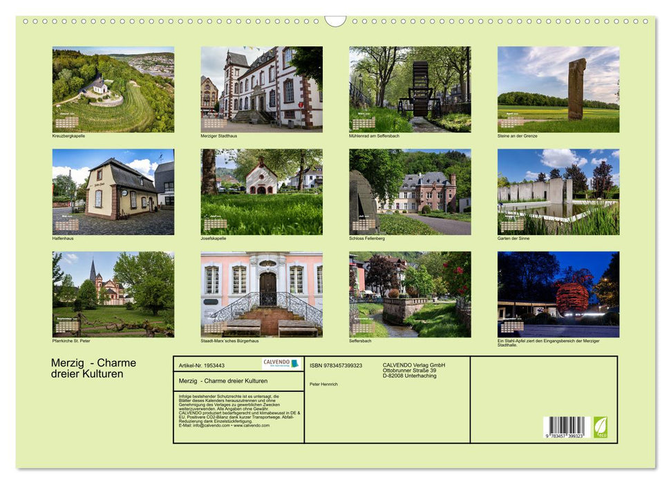 Merzig - Charme dreier Kulturen (CALVENDO Wandkalender 2026)