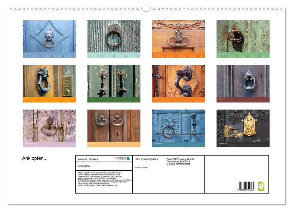 Anklopfen... (CALVENDO Wandkalender 2026)