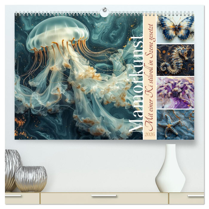 Mamorkunst (CALVENDO Premium Wandkalender 2026)