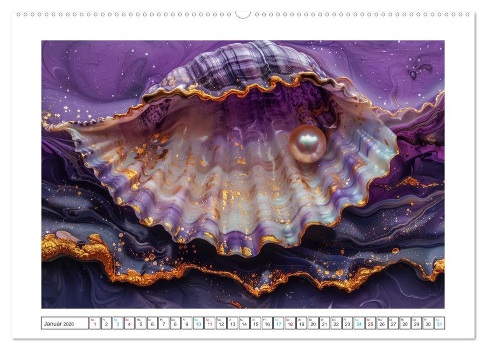 Mamorkunst (CALVENDO Premium Wandkalender 2026)