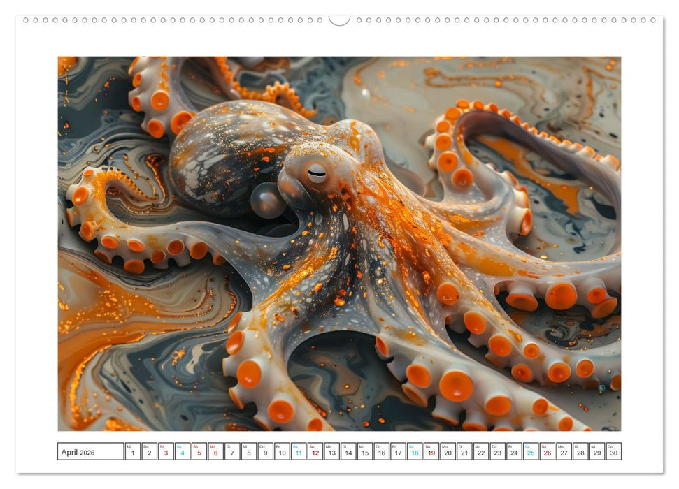 Mamorkunst (CALVENDO Premium Wandkalender 2026)