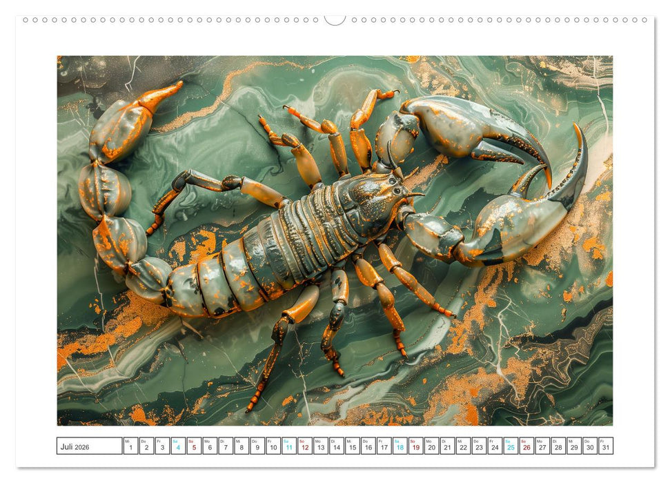 Mamorkunst (CALVENDO Premium Wandkalender 2026)