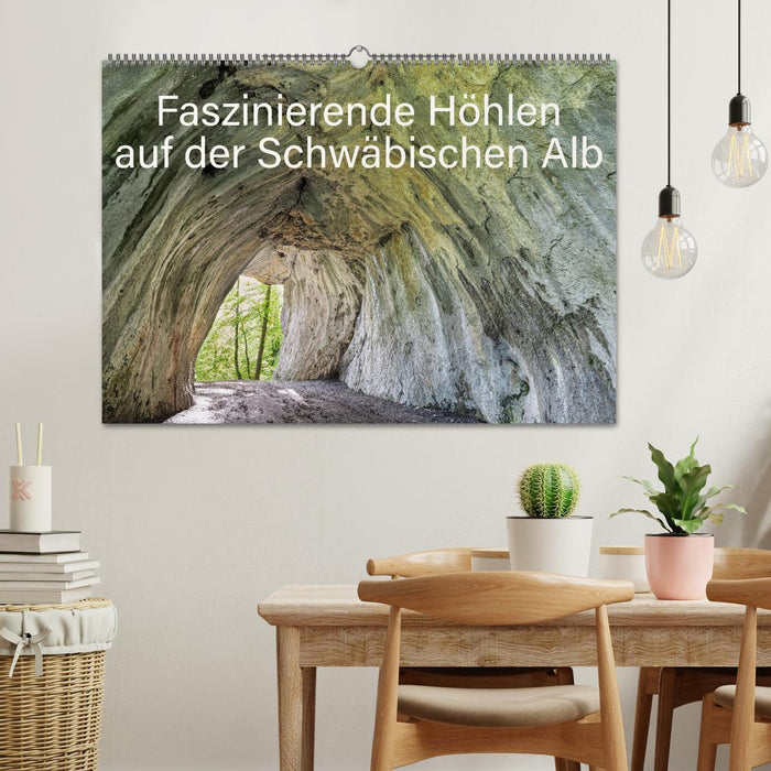 Faszinierende Höhlen auf der Schwäbischen Alb (CALVENDO Wandkalender 2026)