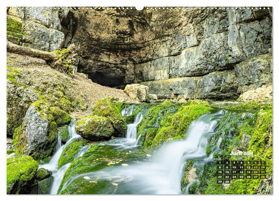 Faszinierende Höhlen auf der Schwäbischen Alb (CALVENDO Wandkalender 2026)