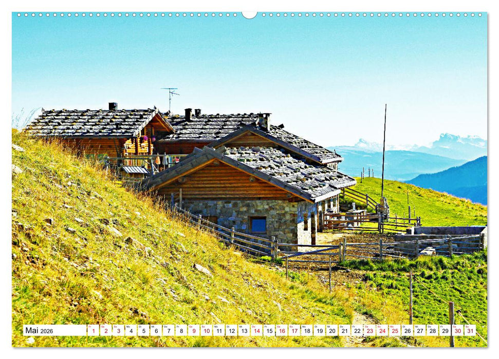 Almen im Südtiroler Ultental (CALVENDO Premium Wandkalender 2026)