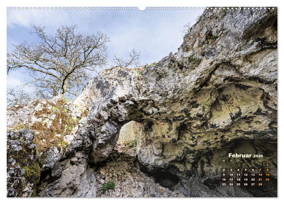 Faszinierende Höhlen auf der Schwäbischen Alb (CALVENDO Premium Wandkalender 2026)