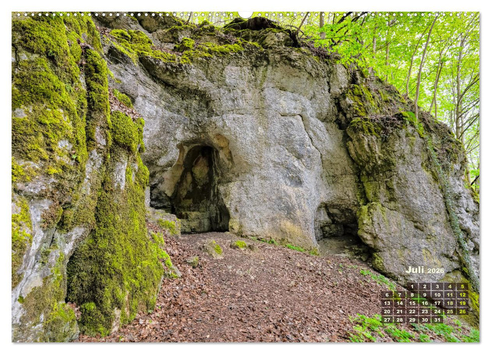 Faszinierende Höhlen auf der Schwäbischen Alb (CALVENDO Premium Wandkalender 2026)