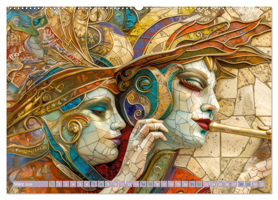 Art Deco - Im Stil von Art Deco (CALVENDO Wandkalender 2026)