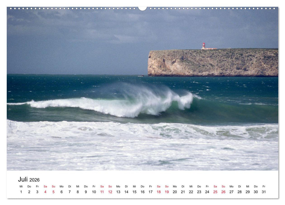 Naturschauspiel Wellen (CALVENDO Premium Wandkalender 2026)