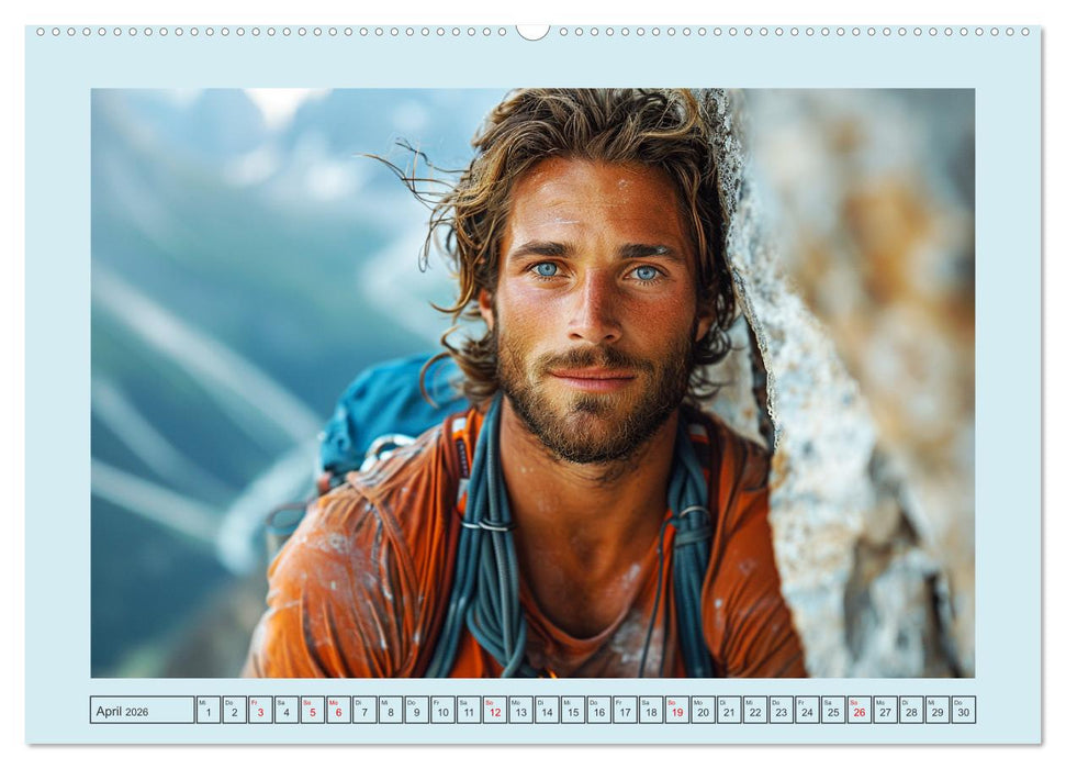Bergglück. Alpinklettern. Freude, Freiheit und Abenteuer (CALVENDO Wandkalender 2026)