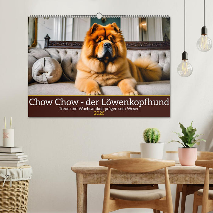 Chow Chow - der Löwenkopfhund (CALVENDO Wandkalender 2026)