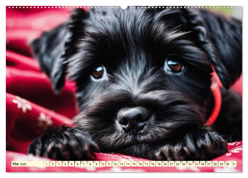 Schnauzer - vielseitige Allrounder (CALVENDO Wandkalender 2026)