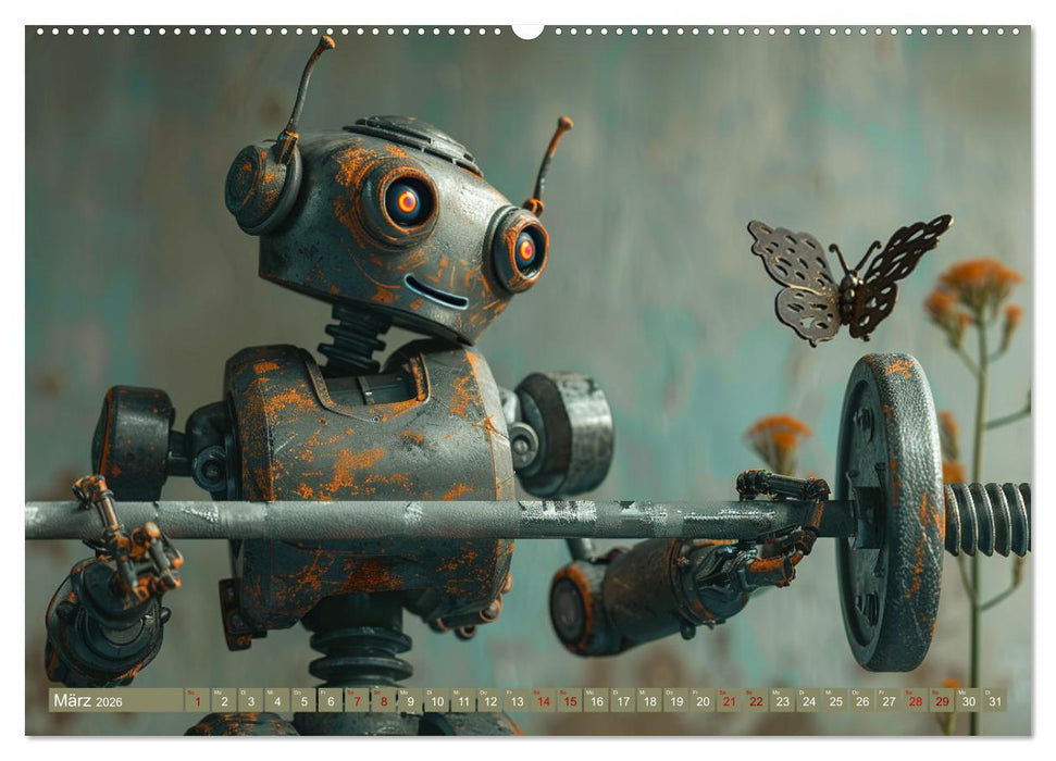 Neues aus dem Roboter Sport Club (CALVENDO Wandkalender 2026)