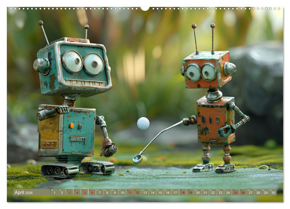 Neues aus dem Roboter Sport Club (CALVENDO Wandkalender 2026)