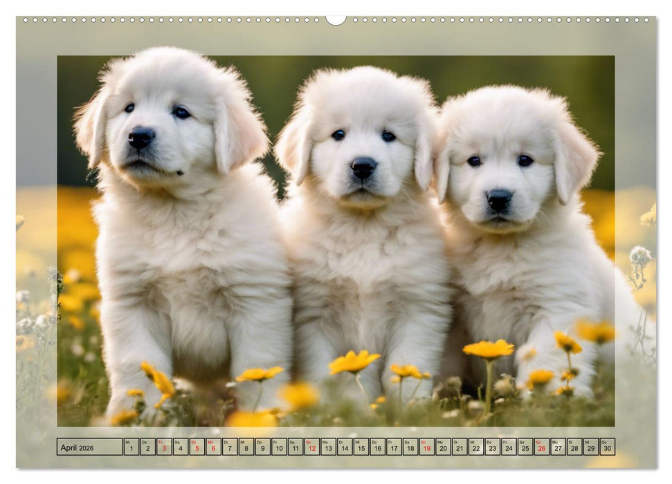 Majestätische Pyrenäen Berghunde (CALVENDO Premium Wandkalender 2026)