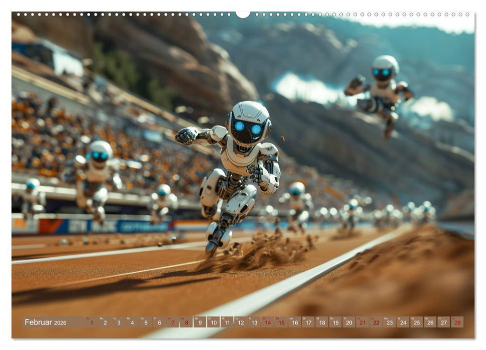Neues aus dem Roboter Sport Club (CALVENDO Premium Wandkalender 2026)