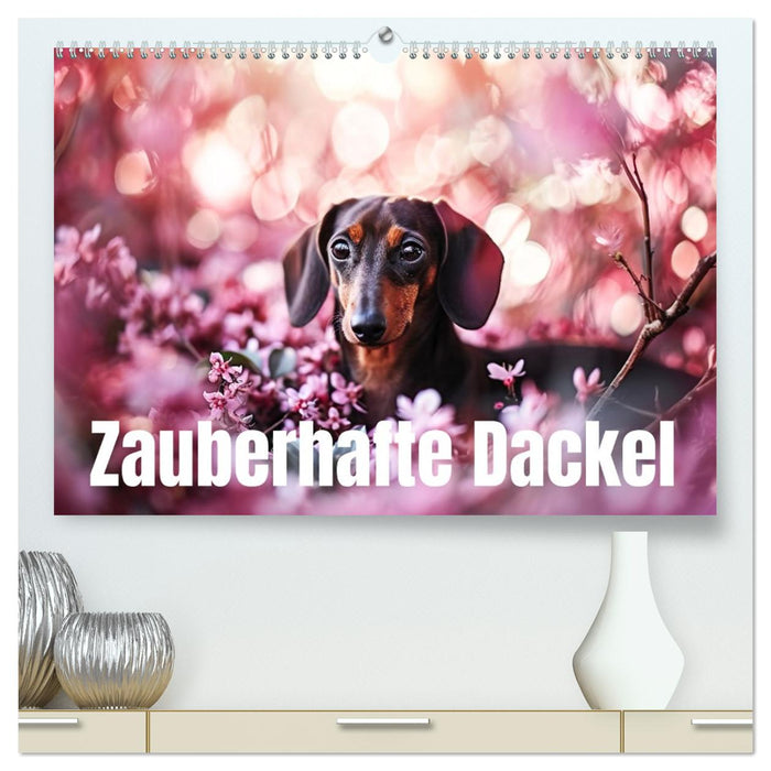 Zauberhafte Dackel (CALVENDO Premium Wandkalender 2026)