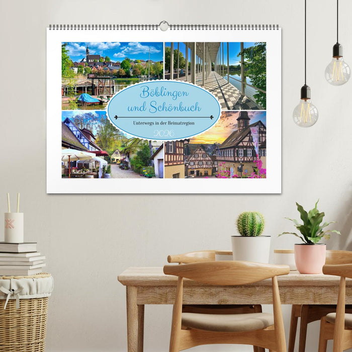 Böblingen und Schönbuch (CALVENDO Wandkalender 2026)