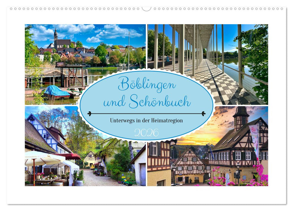 Böblingen und Schönbuch (CALVENDO Wandkalender 2026)