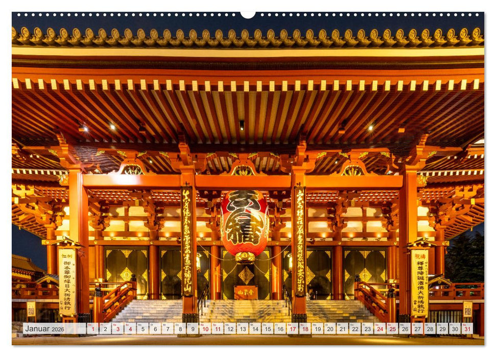 JAPAN Reise durch Zeit und Schönheit (CALVENDO Wandkalender 2026)