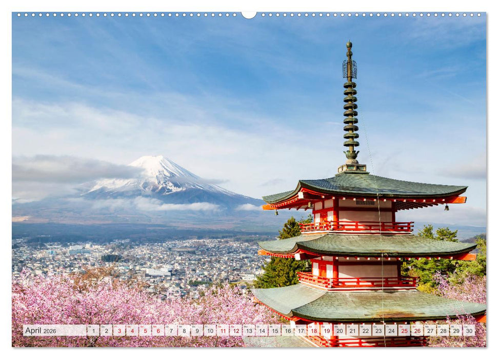 JAPAN Reise durch Zeit und Schönheit (CALVENDO Wandkalender 2026)