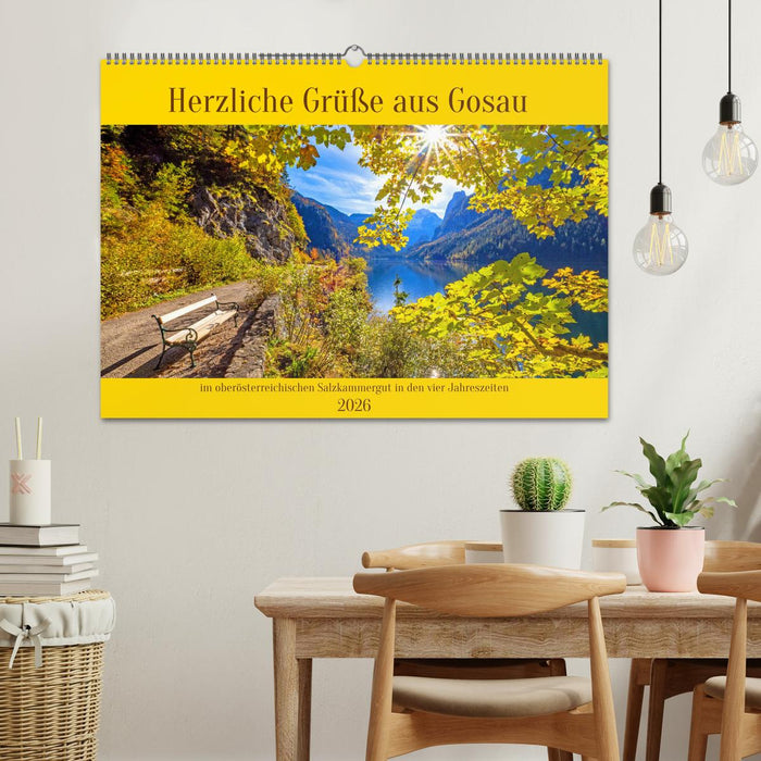 Herzliche Grüße aus Gosau (CALVENDO Wandkalender 2026)