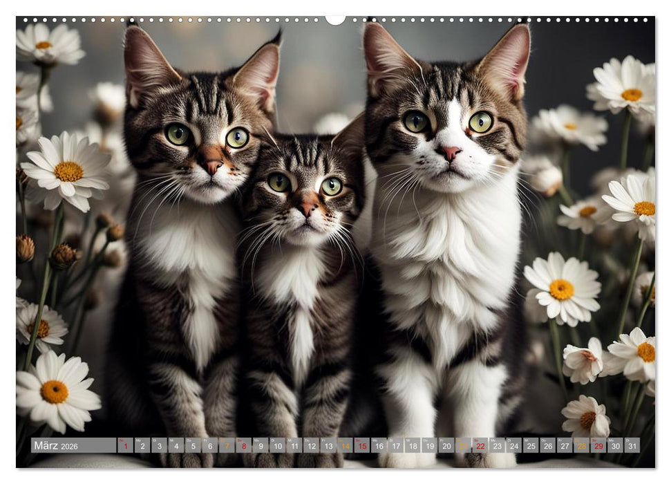 Hier kommt Mietzi (CALVENDO Premium Wandkalender 2026)