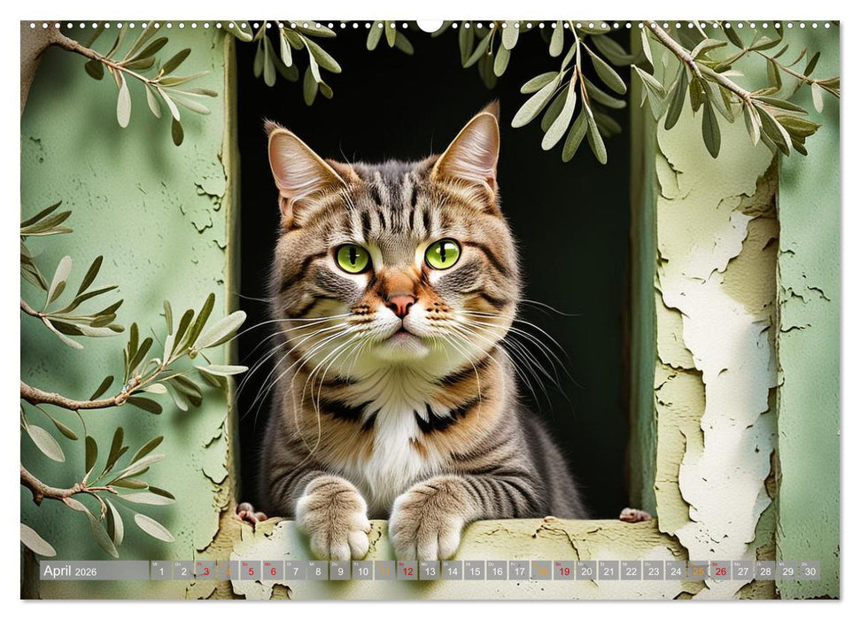 Hier kommt Mietzi (CALVENDO Premium Wandkalender 2026)