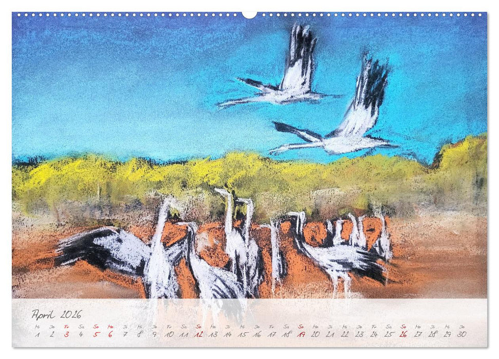 Gemalter Küstenzauber - Mit Pinsel und Farbe entlang der deutschen Küste (CALVENDO Premium Wandkalender 2026)