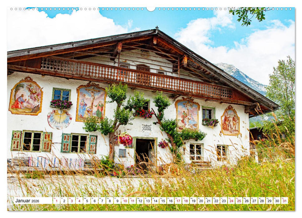 Tiroler Bauernhöfe Mal urig, mal feudal (CALVENDO Premium Wandkalender 2026)