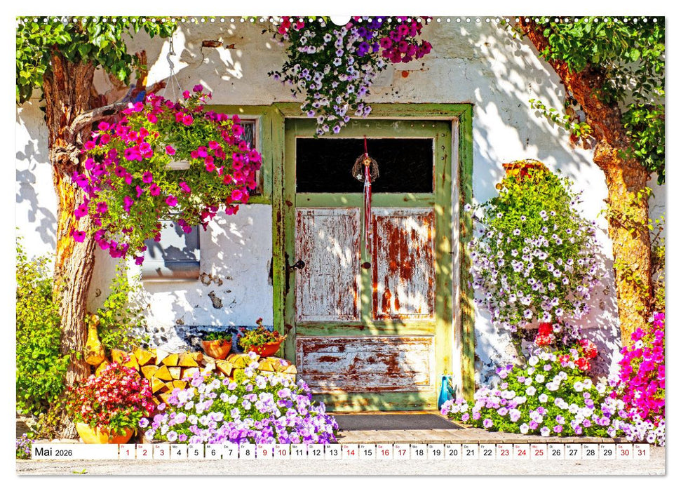 Tiroler Bauernhöfe Mal urig, mal feudal (CALVENDO Premium Wandkalender 2026)