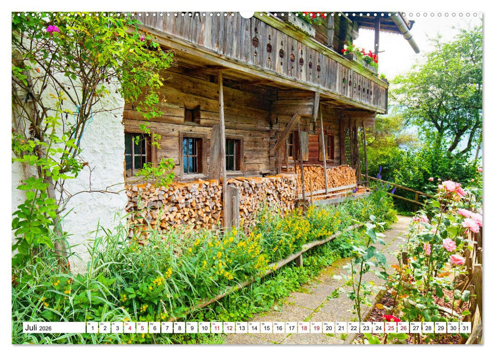 Tiroler Bauernhöfe Mal urig, mal feudal (CALVENDO Premium Wandkalender 2026)