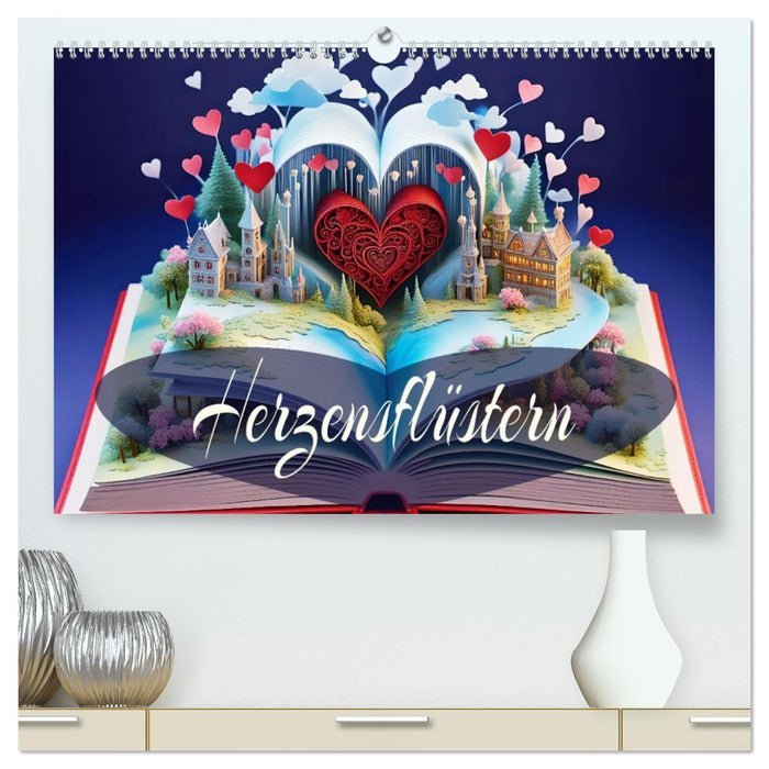 Herzensflüstern (CALVENDO Premium Wandkalender 2026)