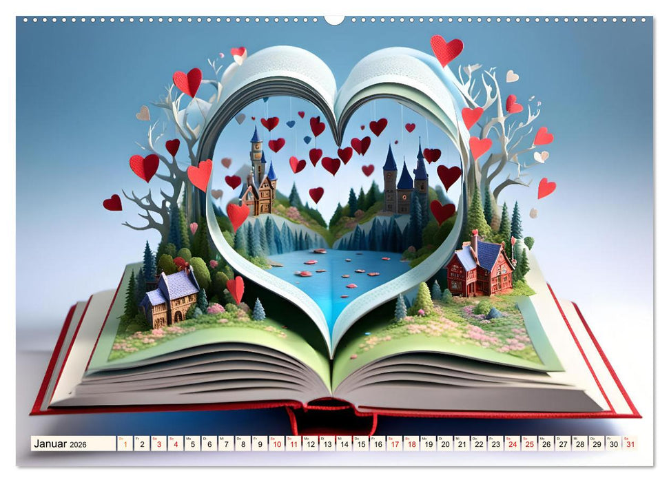 Herzensflüstern (CALVENDO Premium Wandkalender 2026)