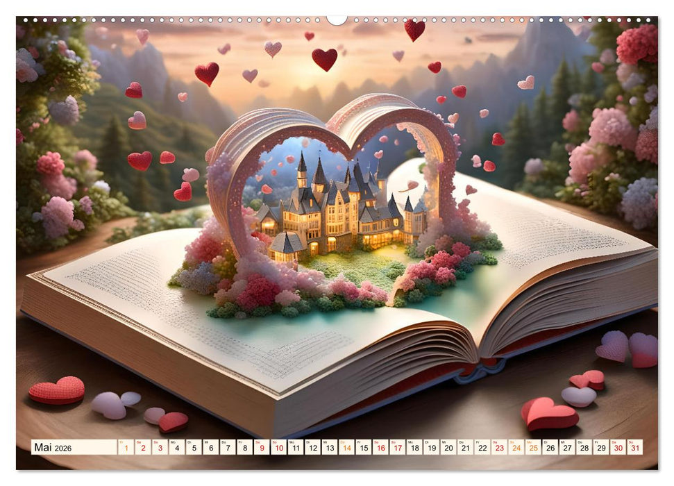 Herzensflüstern (CALVENDO Premium Wandkalender 2026)