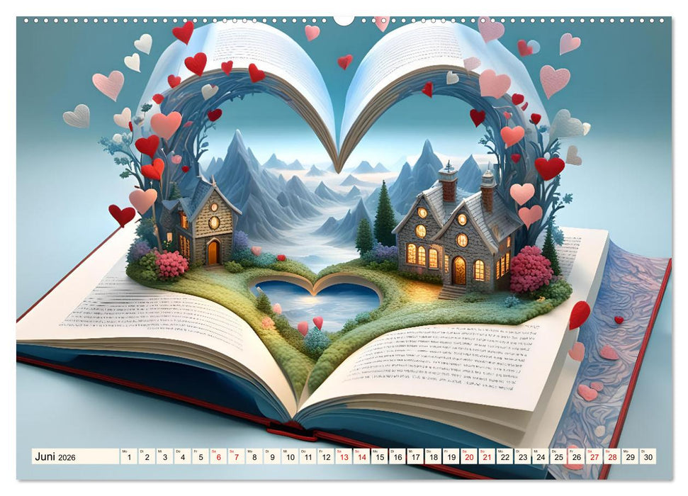 Herzensflüstern (CALVENDO Premium Wandkalender 2026)