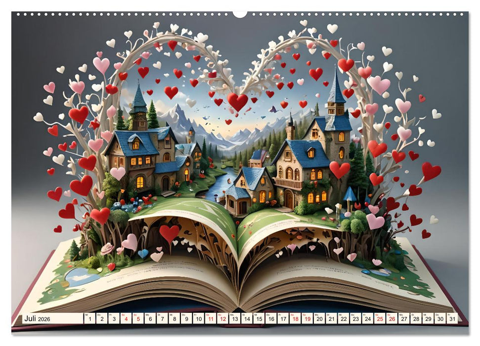Herzensflüstern (CALVENDO Premium Wandkalender 2026)
