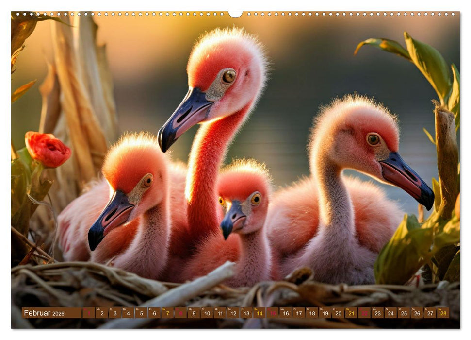 Tierkinder Afrikas - Entdecke ihre zauberhafte Welt (CALVENDO Wandkalender 2026)