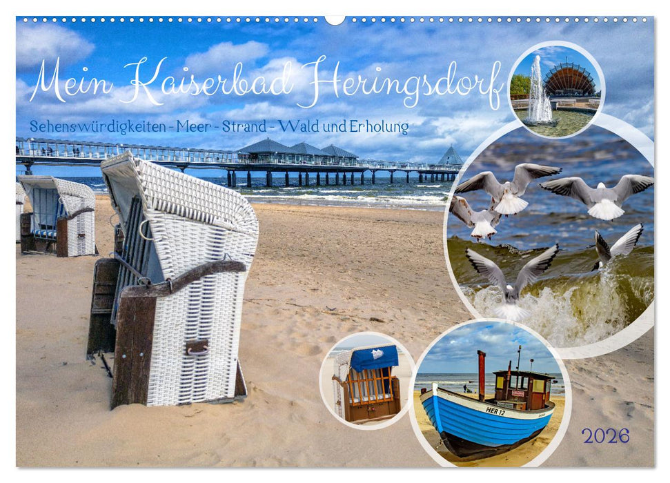Mein Kaiserbad Heringsdorf (CALVENDO Wandkalender 2026)