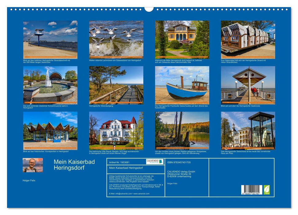 Mein Kaiserbad Heringsdorf (CALVENDO Wandkalender 2026)
