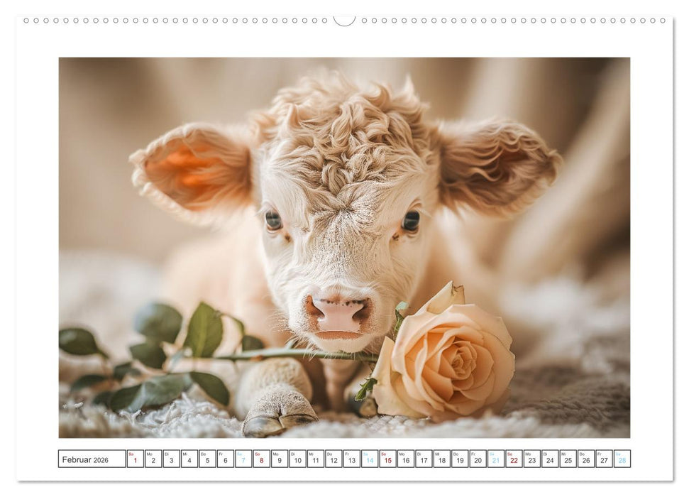 Schottische Hochland Rinder (CALVENDO Premium Wandkalender 2026)