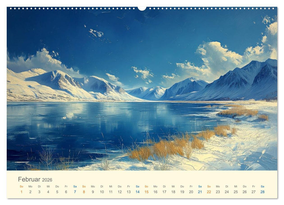 Impressionistische Naturlandschaften (CALVENDO Premium Wandkalender 2026)