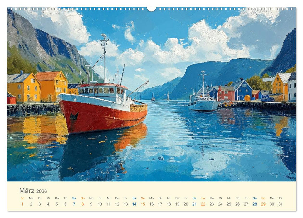 Impressionistische Naturlandschaften (CALVENDO Premium Wandkalender 2026)