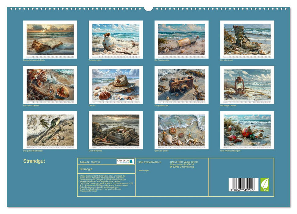 Strandgut (CALVENDO Premium Wandkalender 2026)
