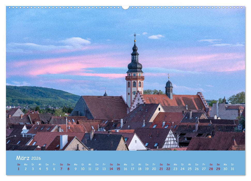 Durlach, das Stadtbild in 12 Impressionen (CALVENDO Wandkalender 2026)