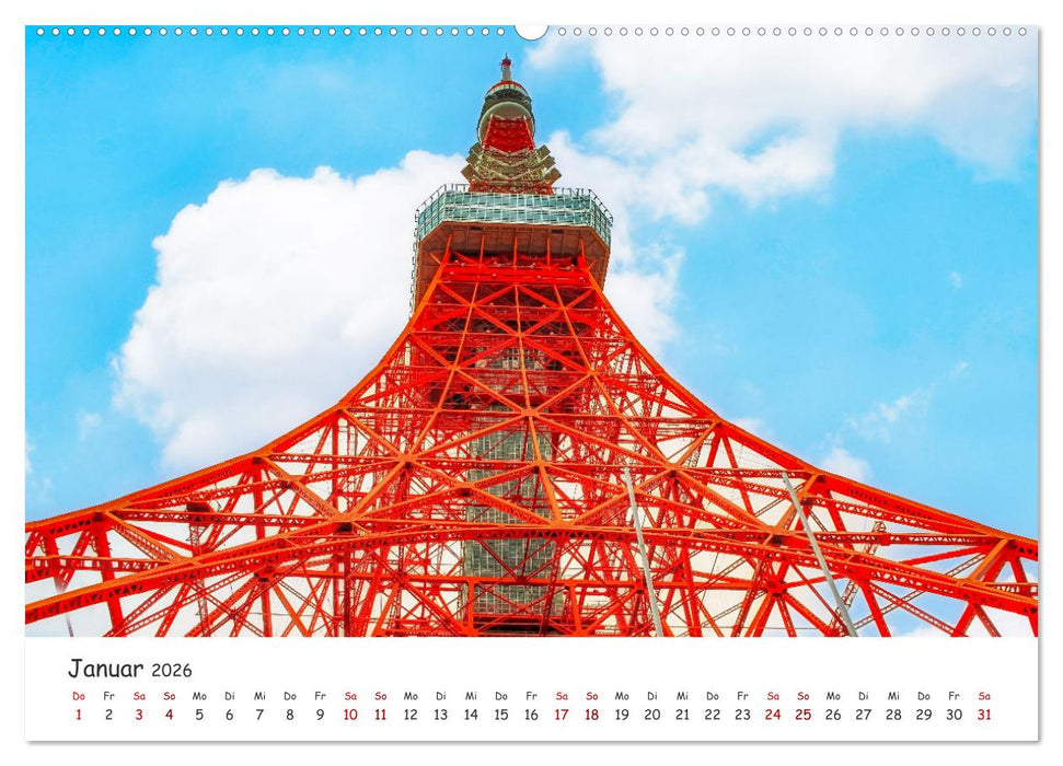 Unterwegs in Japan (CALVENDO Wandkalender 2026)
