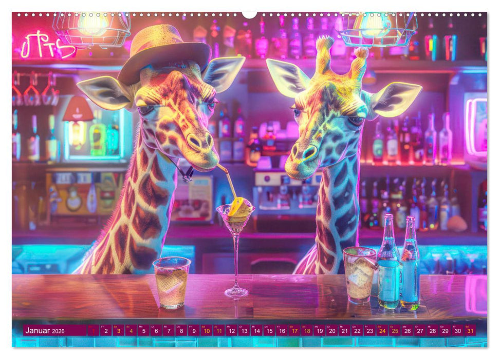 Tierisches Barleben (CALVENDO Premium Wandkalender 2026)